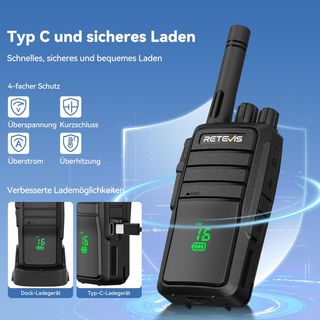 2 Walkie-Talkies Retevis RT21H Nuevos