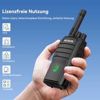 2 Walkie-Talkies Retevis RT21H Nuevos