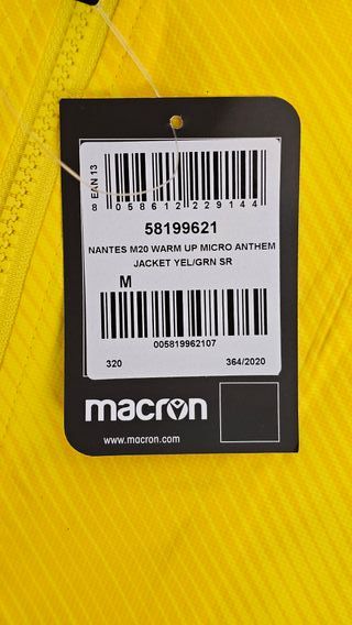 Giacca Macron FC Nantes Gialla