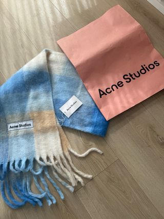 Bufanda Acne Studios Azul