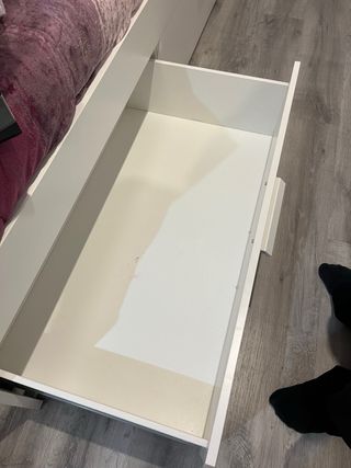 Cama 90 con 2 cajones y colchon