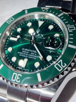 Reloj Submariner Hulk Verde