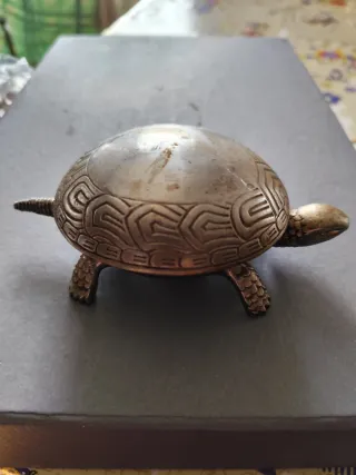 Timbre de mesa antiguo de metal