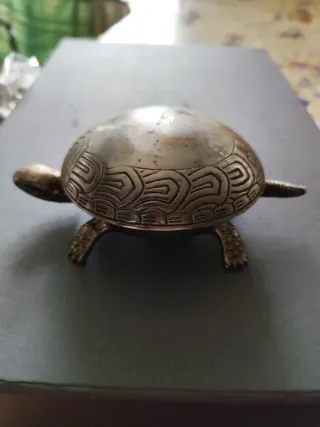 Timbre de mesa antiguo de metal