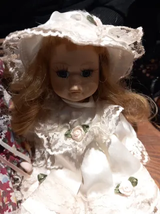 Bambole in ceramica vintage