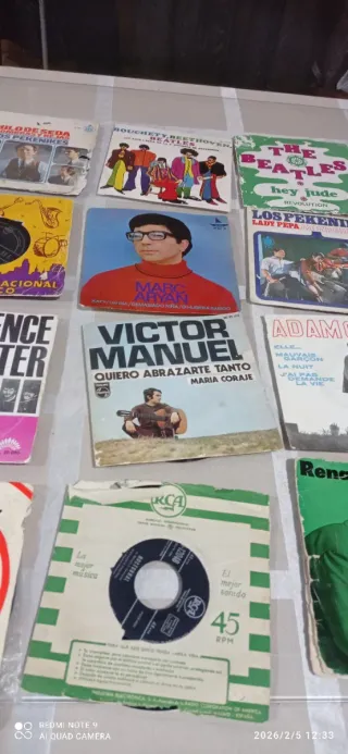 Vinilos de música internacional y nacional