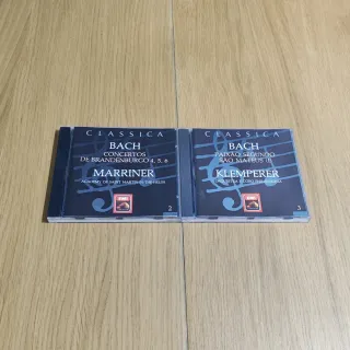 CDs Bach Concertos & Paixão Segundo São Mateus