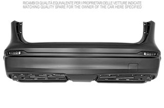 Paragolpes Trasero Imprimado Con Agujeros Moldura para Nissan QASHQAI 2017