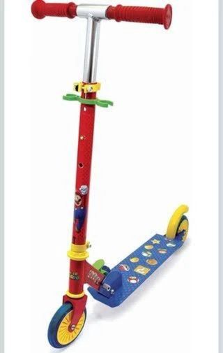 Patinete Mario Bros Rojo y Azul