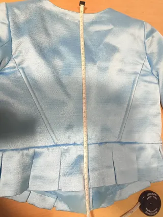 Corpiño de fallera azul niña 12 años .