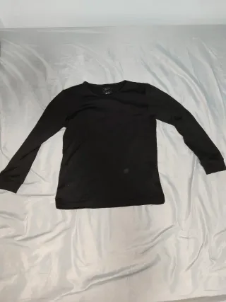 Camiseta térmica negra manga larga