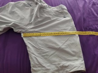 Pantalón desmontable mujer beige