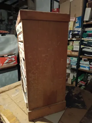 Cajonera Hilaturas Fabra y Coats Antigua