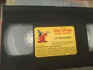 4 Películas Disney VHS (Español)