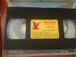 4 Películas Disney VHS (Español)