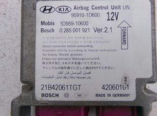 106772 centralita airbag 0 285 001 921 kia carens