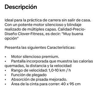 Cinta de Correr y Andar plegable