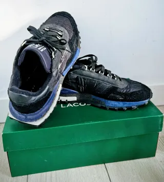 Zapatillas Lacoste Elite Active Negras/Azules 45