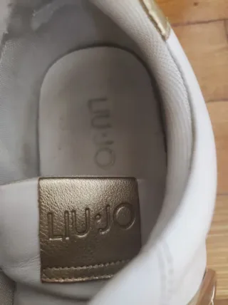 Zapatillas Liu Jo Mujer Blancas y Doradas