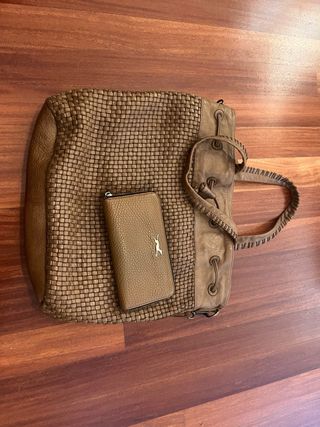 Bolso shopper piel Massimo Dutti