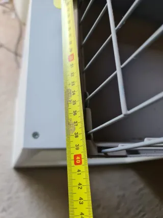 Jaula para mascotas gris y amarilla