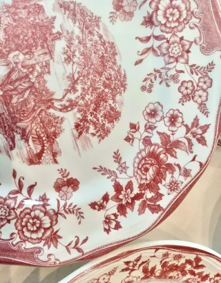 Vajilla Quadrifoglio estilo Cartuja de Sevilla