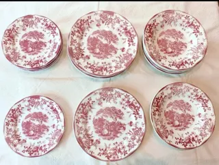 Vajilla Quadrifoglio estilo Cartuja de Sevilla