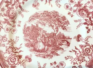 Vajilla Quadrifoglio estilo Cartuja de Sevilla