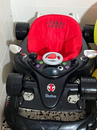 Andador bebé Asalvo coche de carreras
