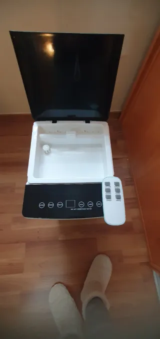 Aire Acondicionado Portátil Blanco y Negro