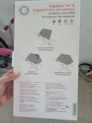 Capota Bugaboo Rosa Extensible