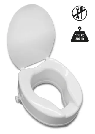PEPE Mobility Elevador WC Adulto con Tapa, 15 cm