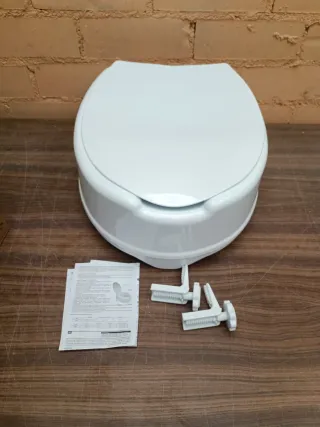 PEPE Mobility Elevador WC Adulto con Tapa, 15 cm