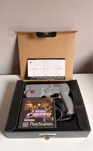 Time Crisis 1 y 2 + G-Con 45 Namco  PLAYSTATION 2