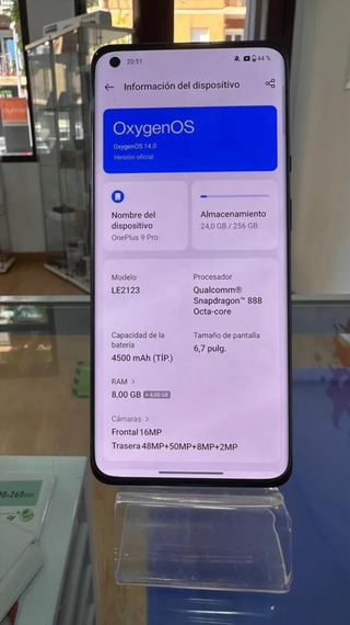 OnePlus 9 Pro 5G 256GB Negro