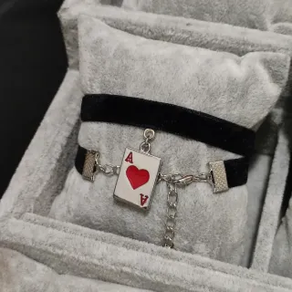 Collarini velluto con charm