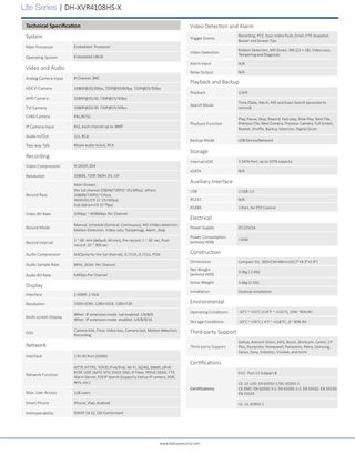 Kit Videovigilancia Dahua 4 Cámaras