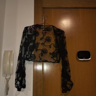 Conjunto Vestido y Torera Fiesta Negro