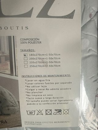 Edredón gris y rosa estrellas