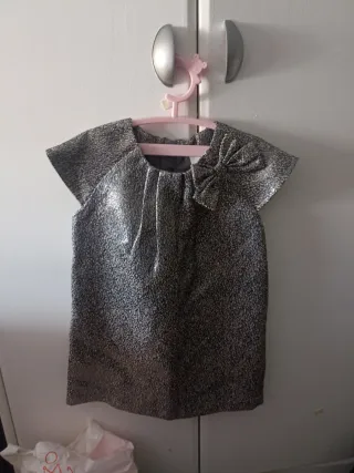 Vestido niña brillante