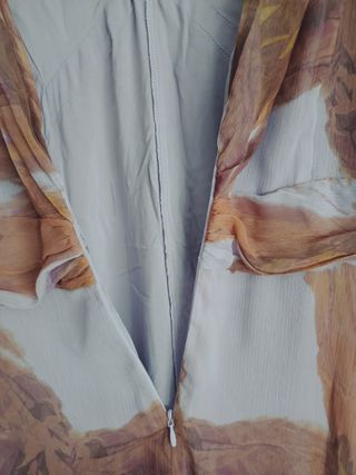 Vestido midi Zara estampado floral