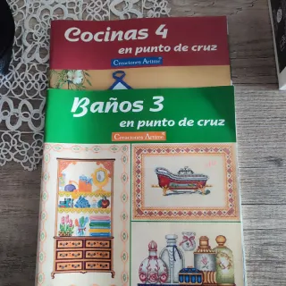 Dos revistas punto de cruz