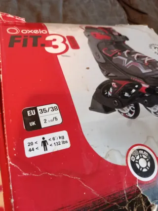 Patines en línea Oxelo Fit 3