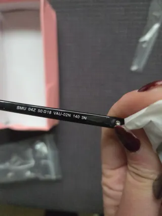 Gafas de Sol Miu Miu MU 04Z Negras y Doradas