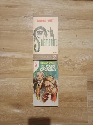 Lote 2 libros Morris West
