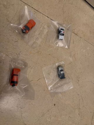 4 Coches de Juguete Miniatura
