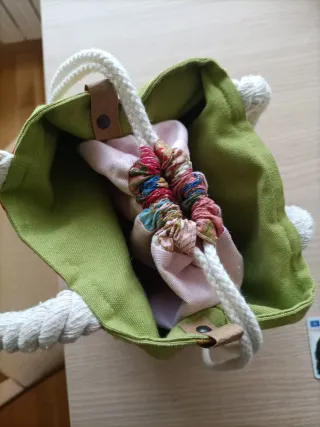 Bolso de mano hecho a mano