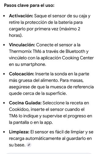Sensor Thermomix Nuevo Caja Original