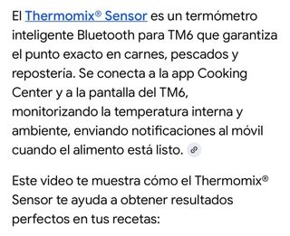 Sensor Thermomix Nuevo Caja Original