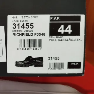 Zapatos Fluchos Richfield Marrones Talla 44